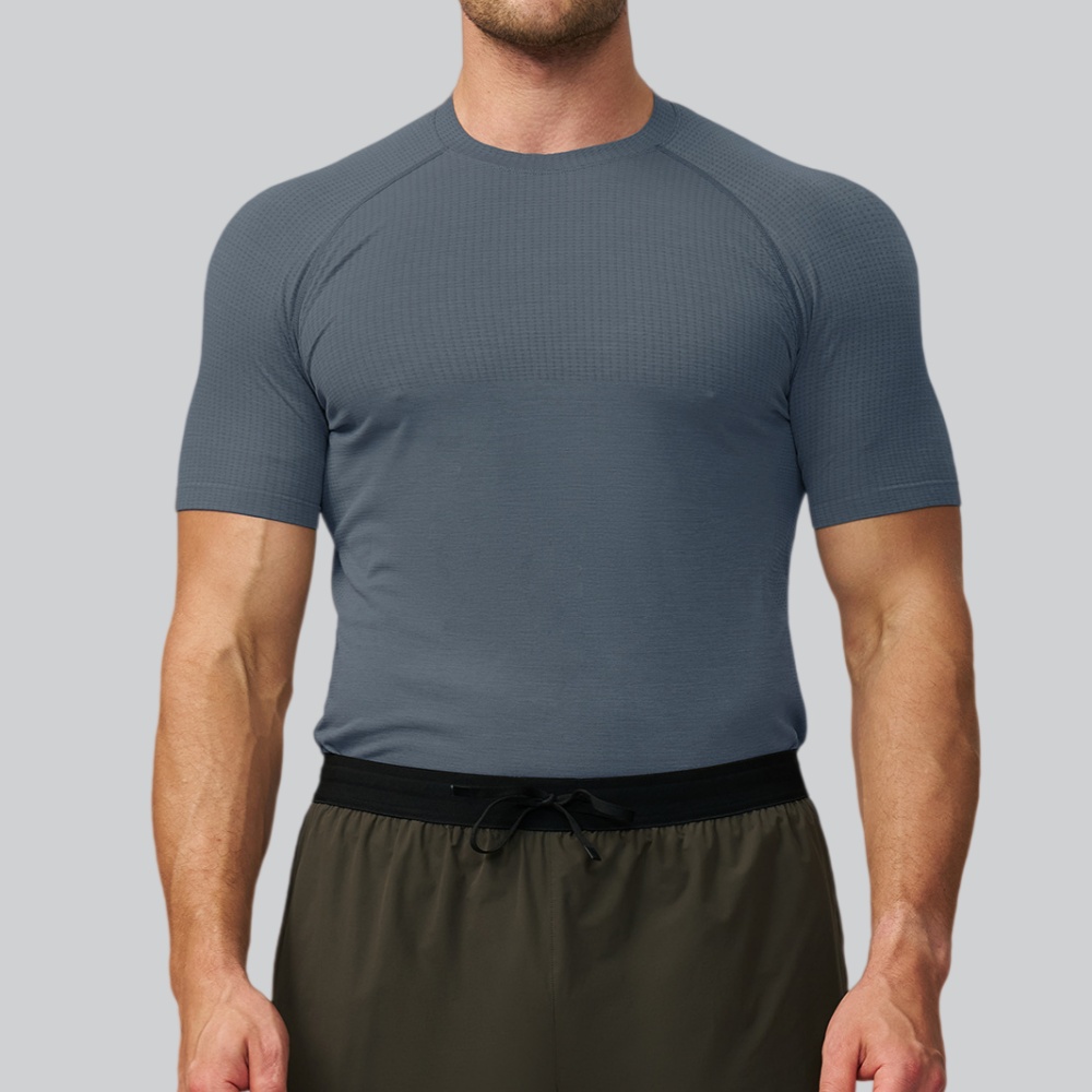 Sports Equipment Gym - Kaos Olahraga Pria Warna Solid, Kaos