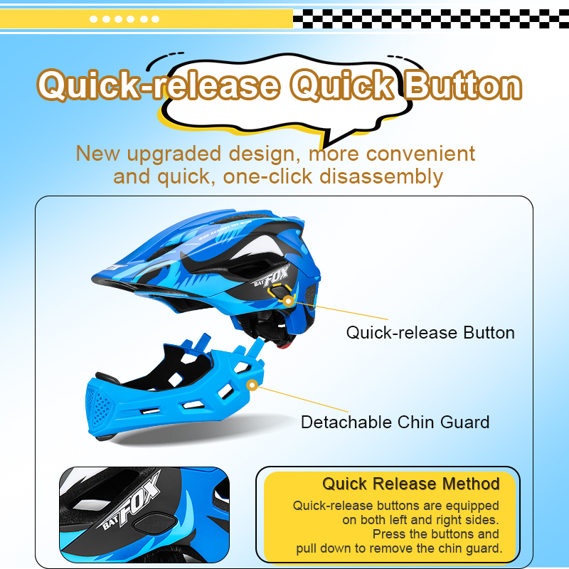 BATFOX Helm Sepeda Wajah Penuh - Sports Equipment Stores ulasan dan harga