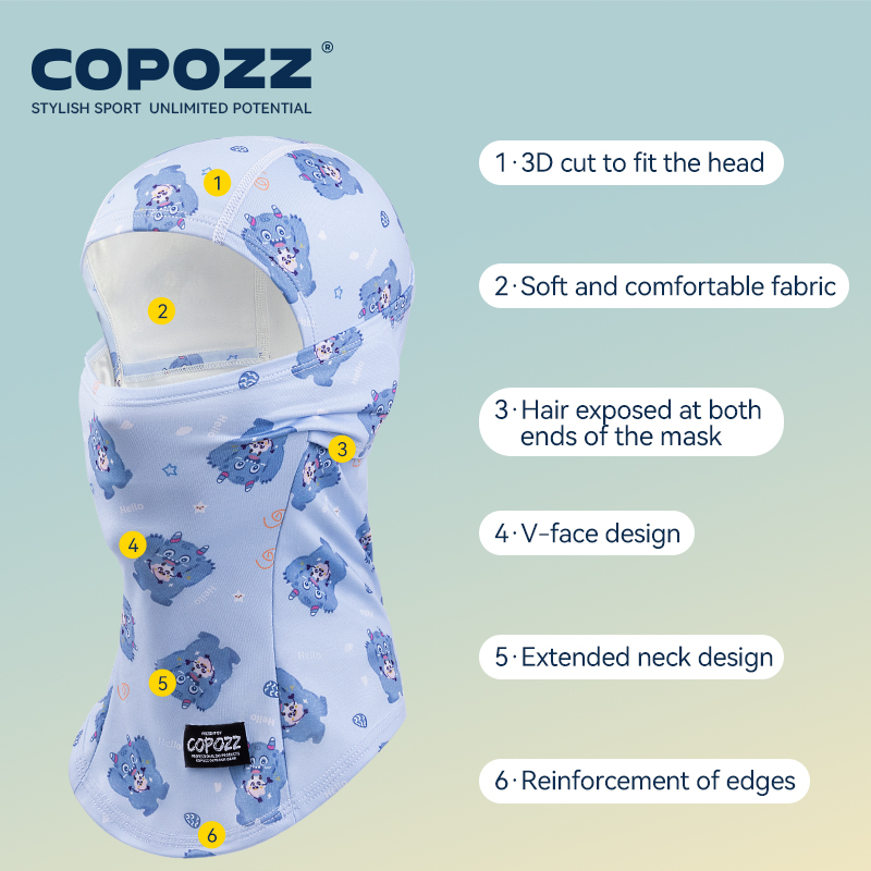 COPOZZ topi masker wajah anak- - Sports Equipment Stores ulasan dan harga