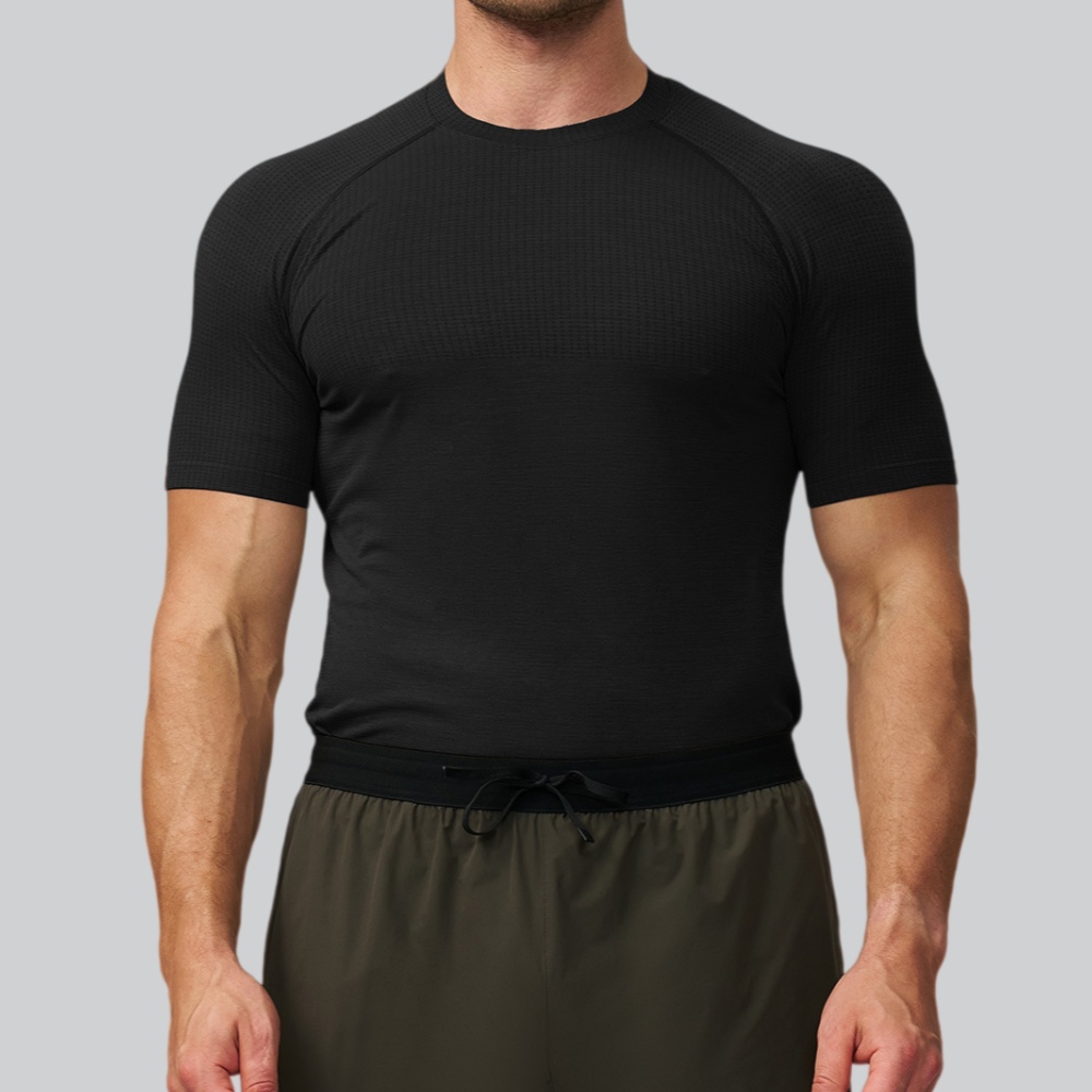 Kaos Olahraga Pria Warna Solid - Sports Equipment Gym ulasan dan harga