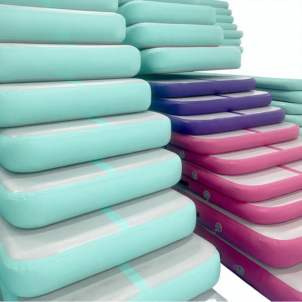 Matras Senam Tiup 400x100x20cm - Tumbling Air Track ulasan dan harga