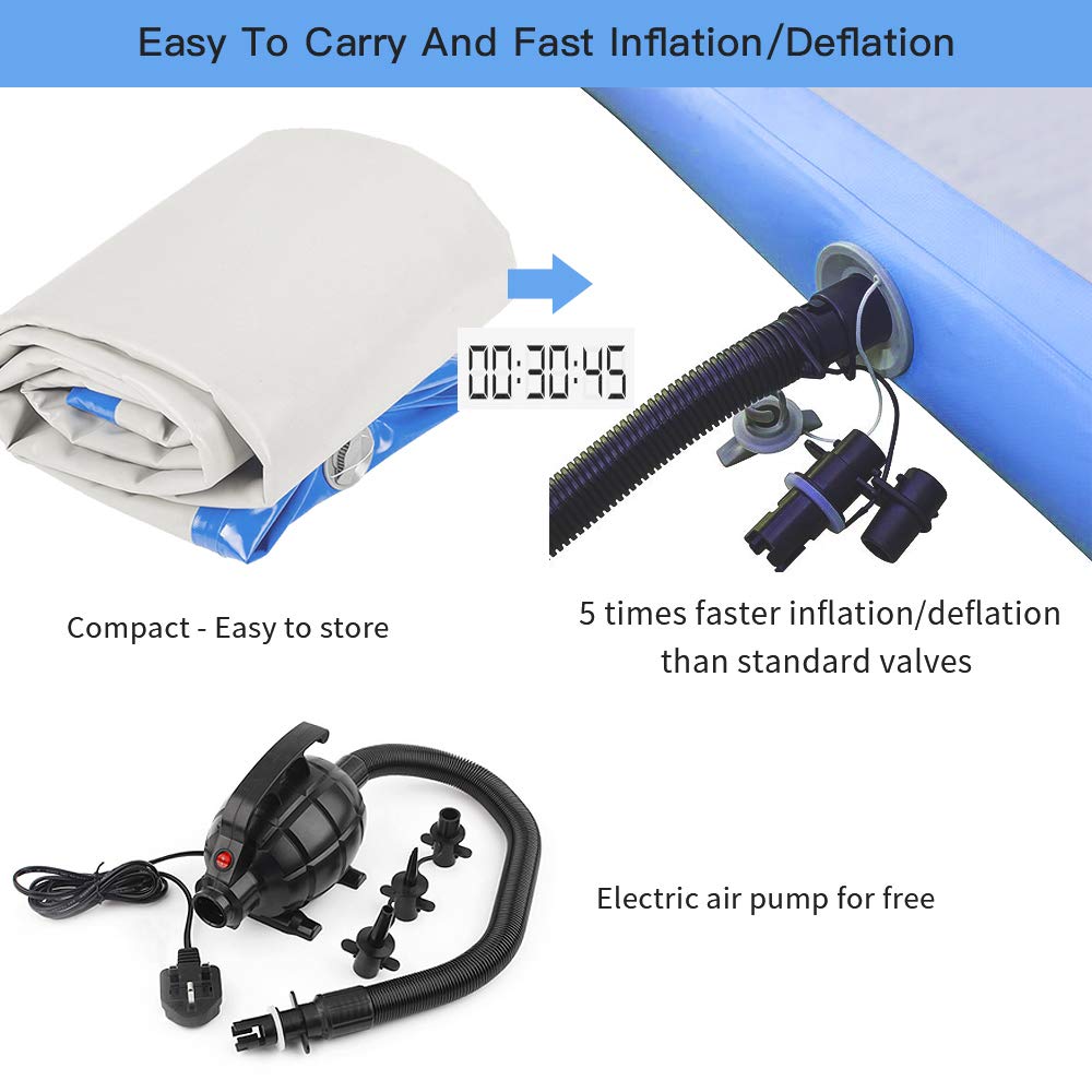 Matras Senam Tiup Profesional  - Tumbling Air Track ulasan dan harga